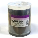 Traxdata/Ritek Excellence Series 16x DVD-R White Inkjet Printable 100 Spindle Tub