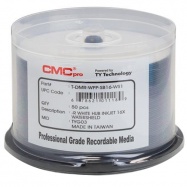 CMC Pro / Taiyo Yuden Watershield DVD-R 16x White Inkjet Printable - 50 Tub