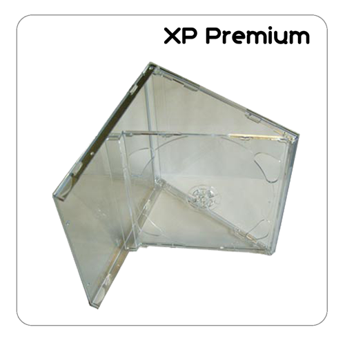 XP Premium Double CD Jewel Case With Clear Tray 25 Pack www.cvbmedia