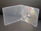 M-Lock Clear Slim 10mm  Half Size DVD Case - 125 Box