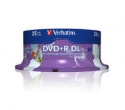 Verbatim 43667 DVD+R 8x Double Layer Printable 25 Pack