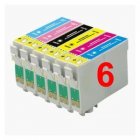 CVB Media Remanufactured Epson TO481-486 Multi-Pack B,C,M,Y, LM,LC Cartridges
