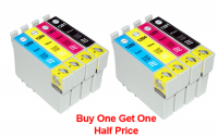 CVB Media Compatible Epson T1285 Multi-Pack Cartridges - BOGOF