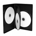 Black 4x Way DVD Cases (Swing tray)