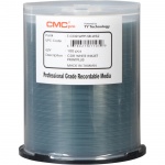 100 Stack - CMC Pro -Taiyo Yuden CD-R 48x PRINT PLUS White Full Face Inkjet Printable